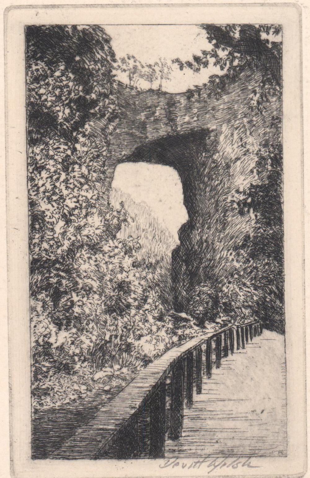 devitt welsh etching landscape · Grant Zahajko Auctions, LLC · 2021-11-17 Devitt Welsh comparable auction result: devitt welsh etching landscape