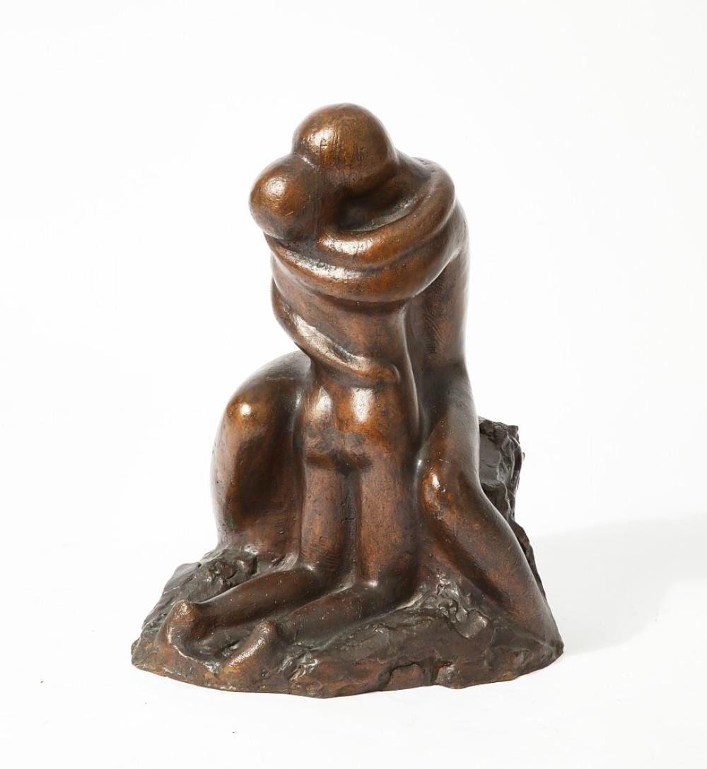 Carol Miller comparable auction result: carol miller american b 1933 the embrace 1965 patinated bronze 13 3 4 x 9 x 10in 35 x 23 x 25 5cm