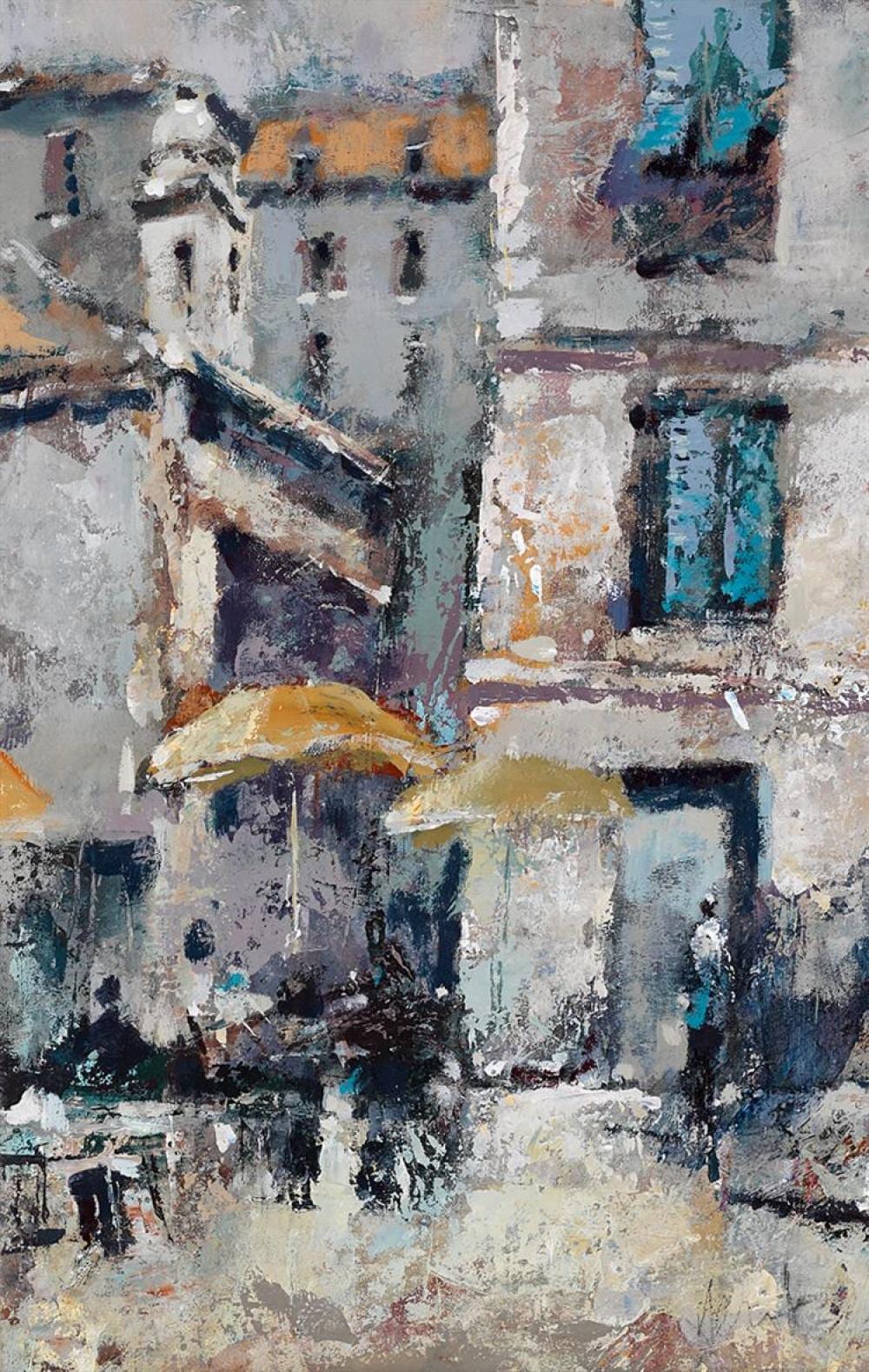 Andrew Hood comparable auction result: andrew hood b 1964 caf at march des fleurs