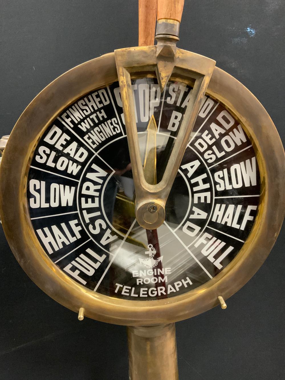 Antique Engine Order Telegraph sold by The Benefit Shop Foundation Inc., lot 767 — auction record photograph