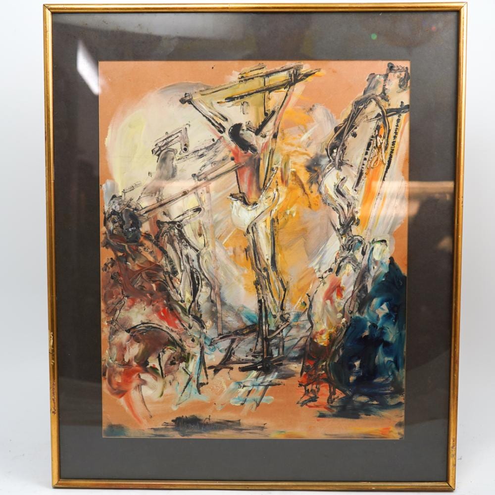 Carlos Alonso comparable auction result: carlos alonso argentine b 1929 mixed media