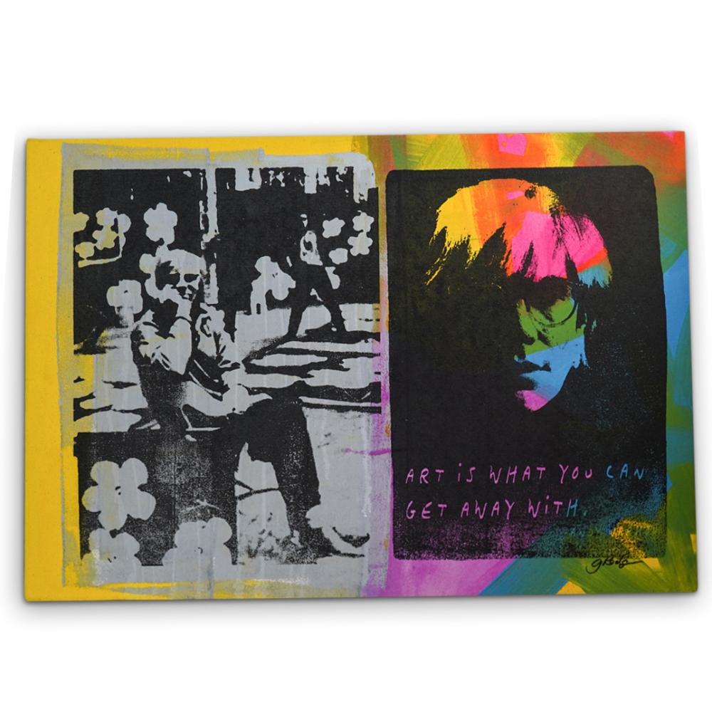 Gail Rodgers comparable auction result: gail rodgers andy warhol silkscreen on canvas