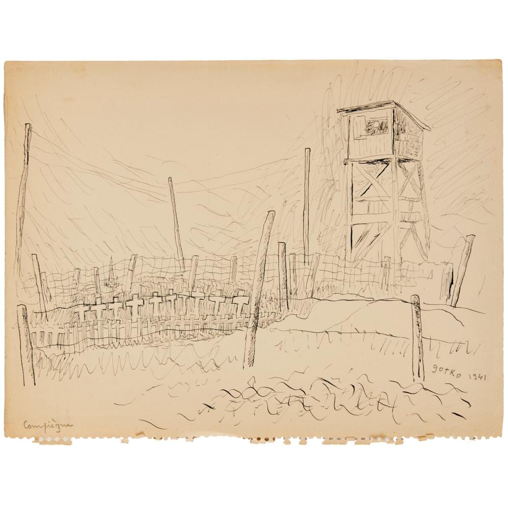 jacques gotko pen and ink 1941 · Millea Bros Ltd · 2021-12-01 Jacques Gotko comparable auction result: jacques gotko pen and ink 1941