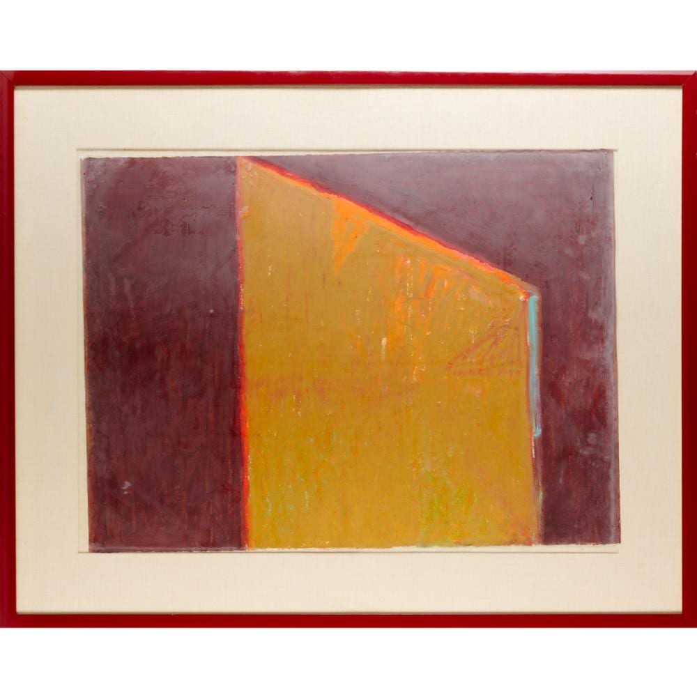 Thornton Willis comparable auction result: thornton willis oil and pastel on paper 1980