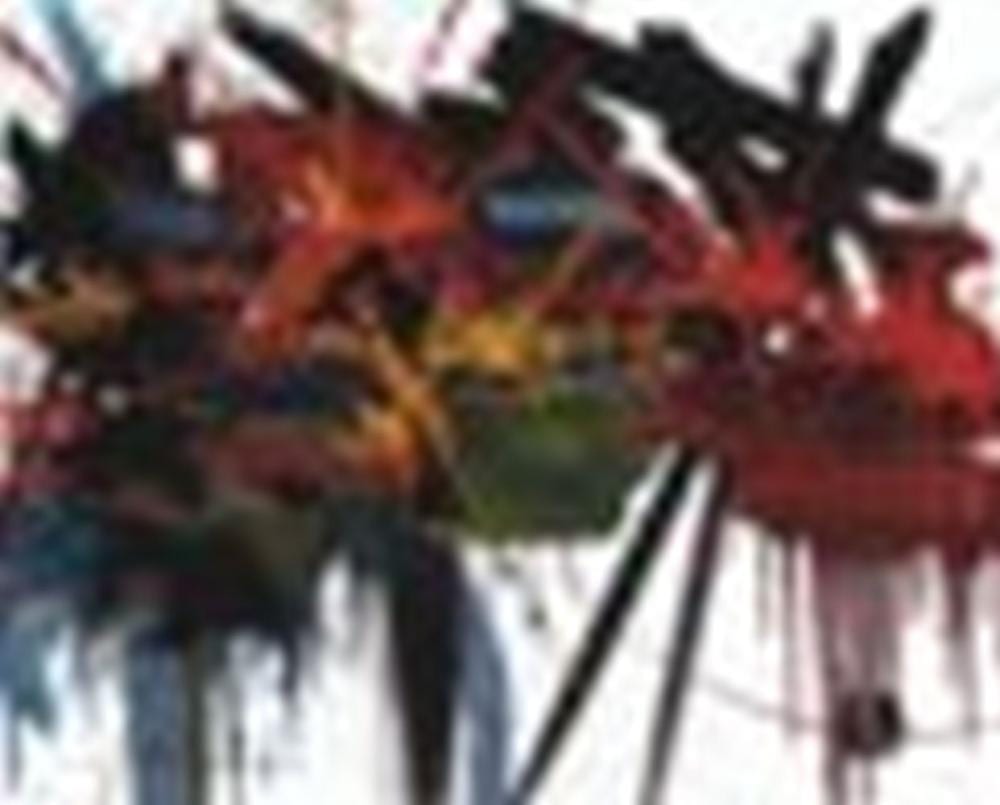 Georges Mathieu (1921-2012) Silence?Apaisé?(Peaceful Silence) oil on canvas comparable sale
