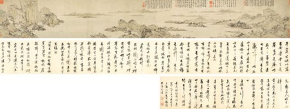 Lu Zhi comparable auction result: lu zhi 1496 1576 the south marsh handscroll ink and colour on paper 27 4