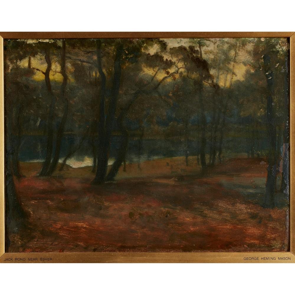 GEORGE HEMING MASON A.R.A. (BRITISH 1818-1872) JACK POND, NEAR ESHER sold by Lyon & Turnbull, lot 55 — auction record photograph