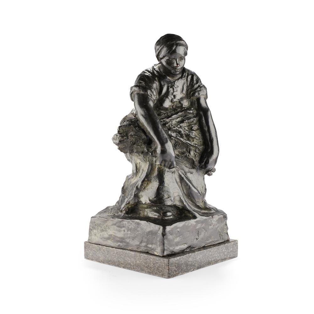 Reginald Fairfax Wells comparable auction result: reginald fairfax wells 1877 1951 sketch for a wood gatherer circa 1922