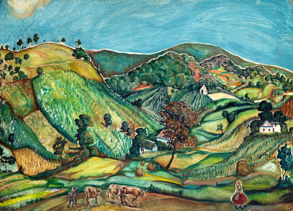 Batthyány Gyula (1887-1959): Vineyard, 1930's comparable sale
