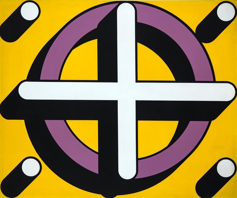 Bak Imre (1939-): Circle-Cross, 1978 comparable sale