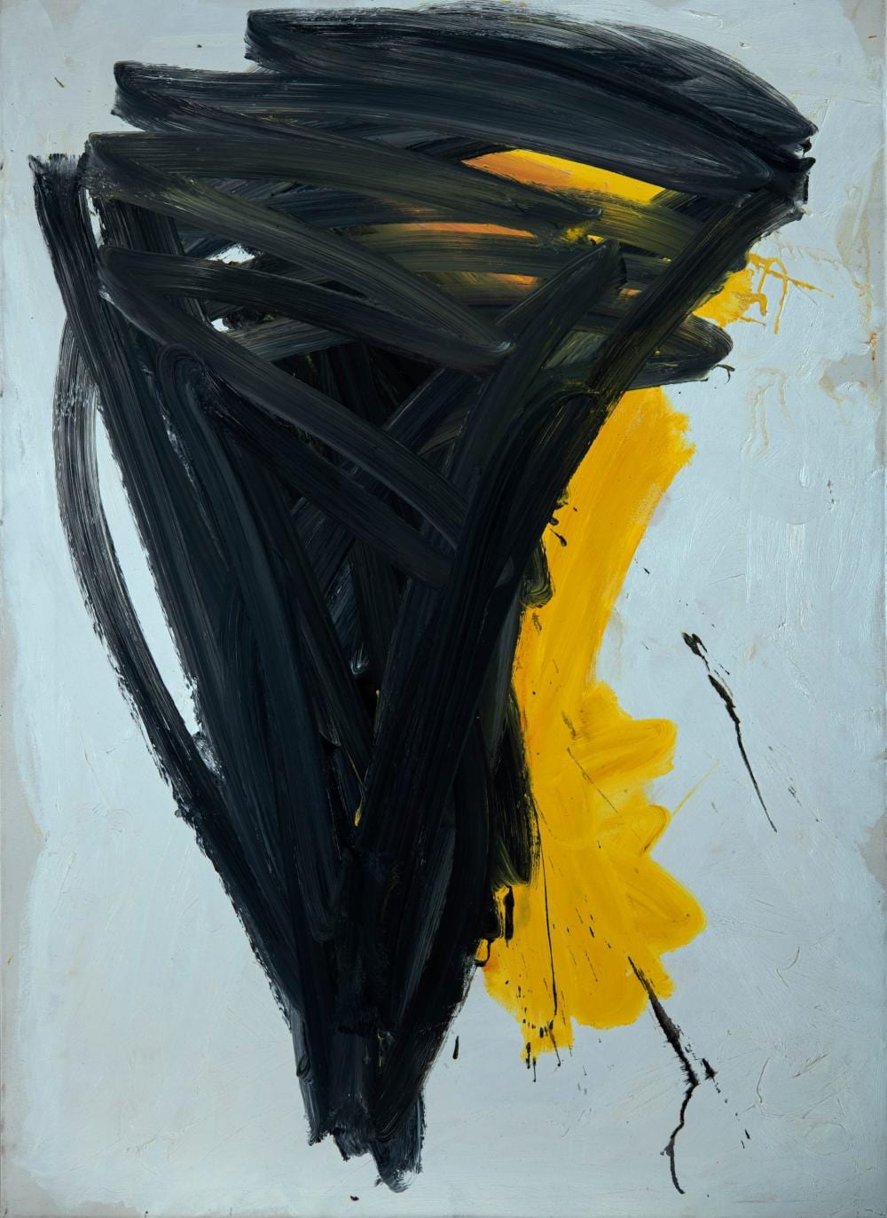 Nádler István (1938-): Abstract composition, 1988 comparable sale