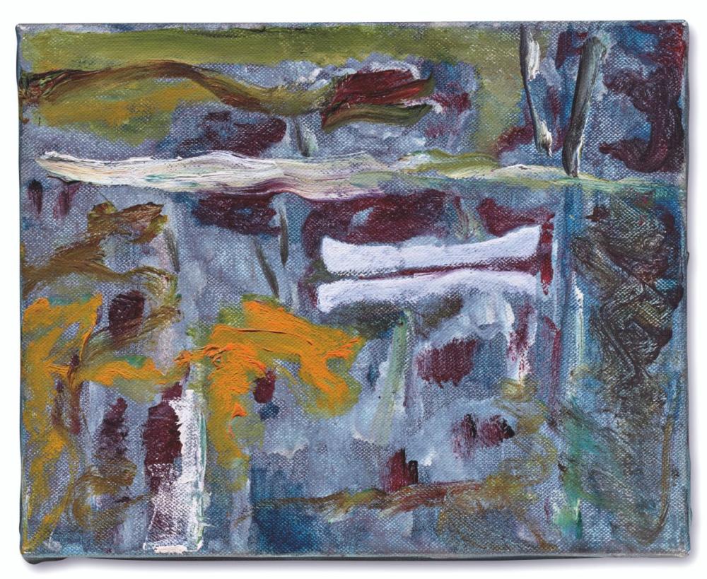 Peter Doig (B. 1959) White Canoe (version) oil on canvas 20.4 x 25.4 cm. (8 comparable sale
