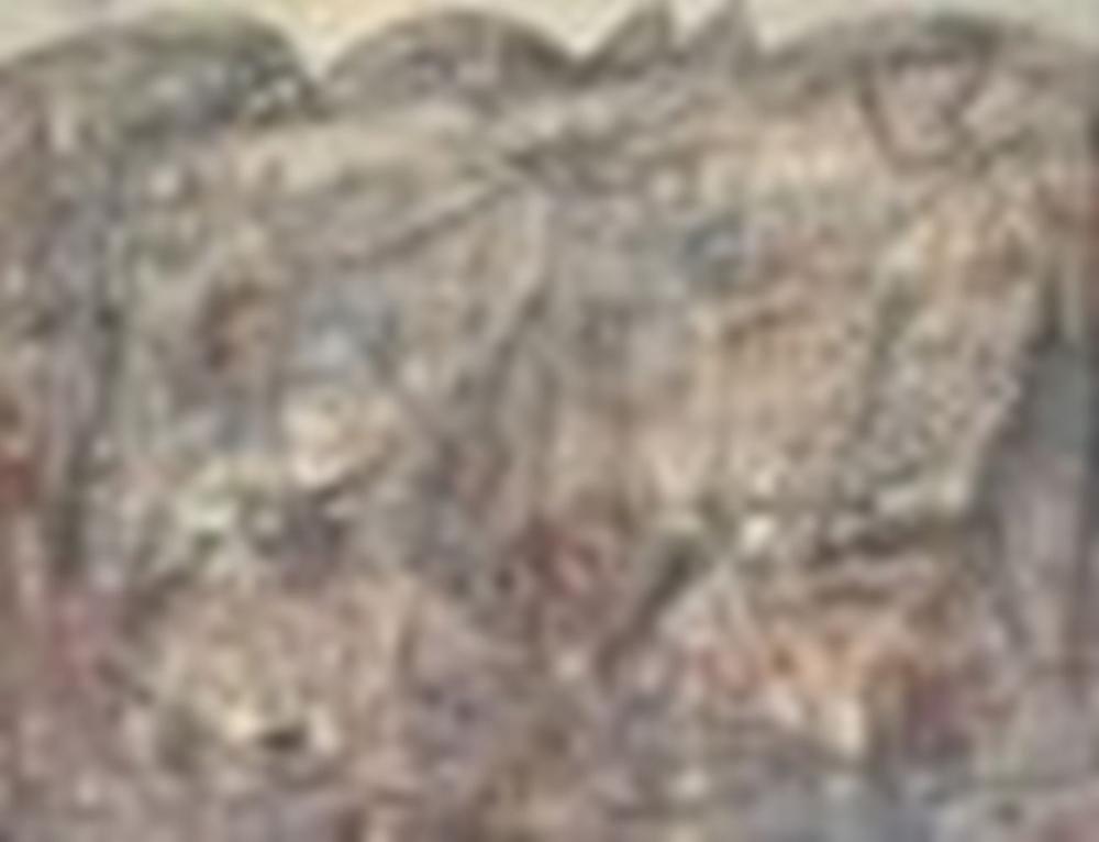 Jean Dubuffet (1901-1985) Paysage Gris aux Taches Cerises (Gray Landscape w comparable sale