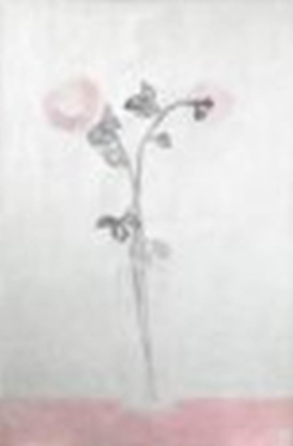 Sanyu (CHANG YU, 1895-1966) Two Pink Chrysanthemums in a Clear Vase oil on comparable sale