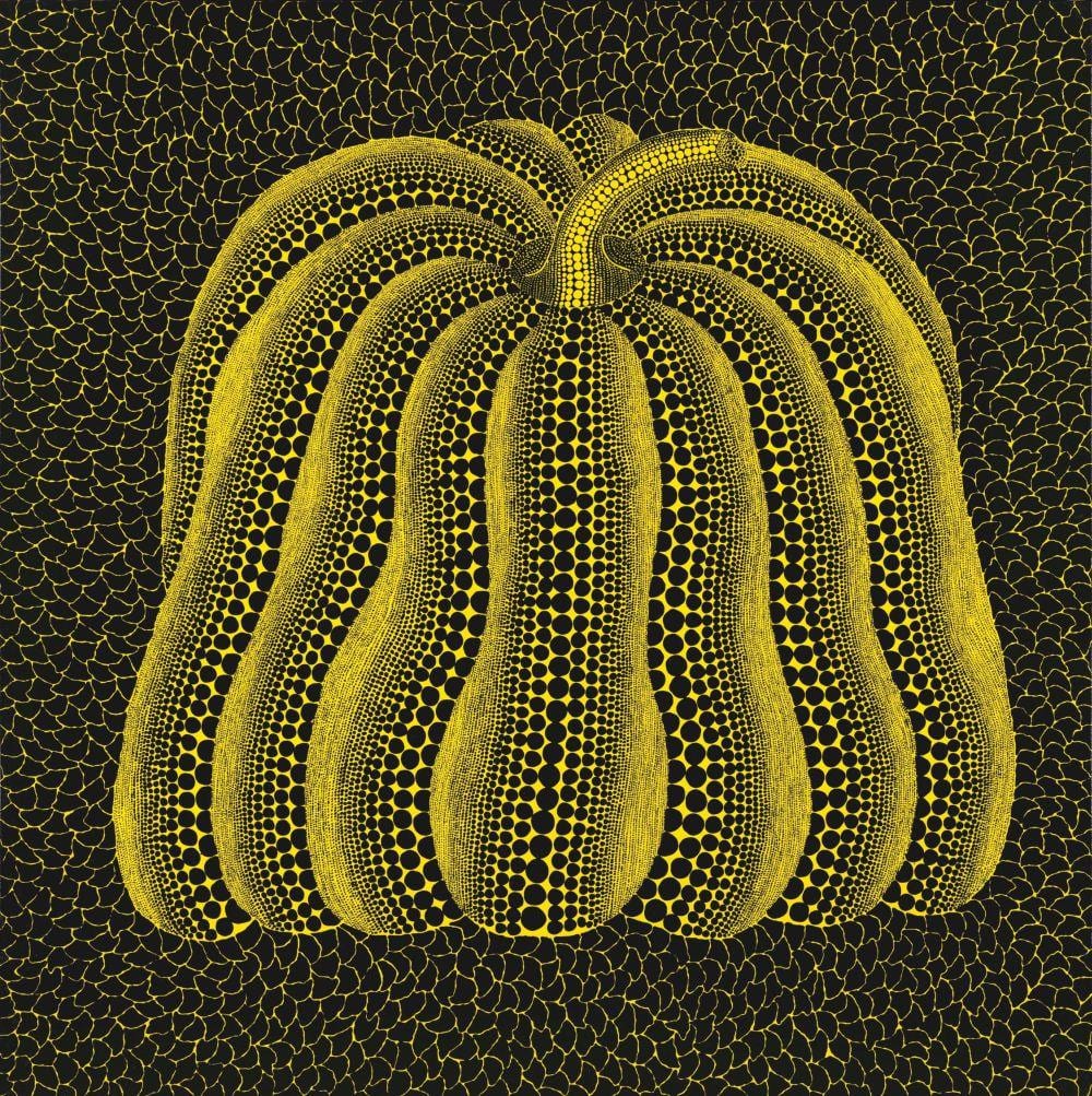 Yayoi (1929) Kusama comparable auction result: yayoi kusama b 1929 pumpkin lpasg acrylic on canvas 130 3 x 130 3 cm