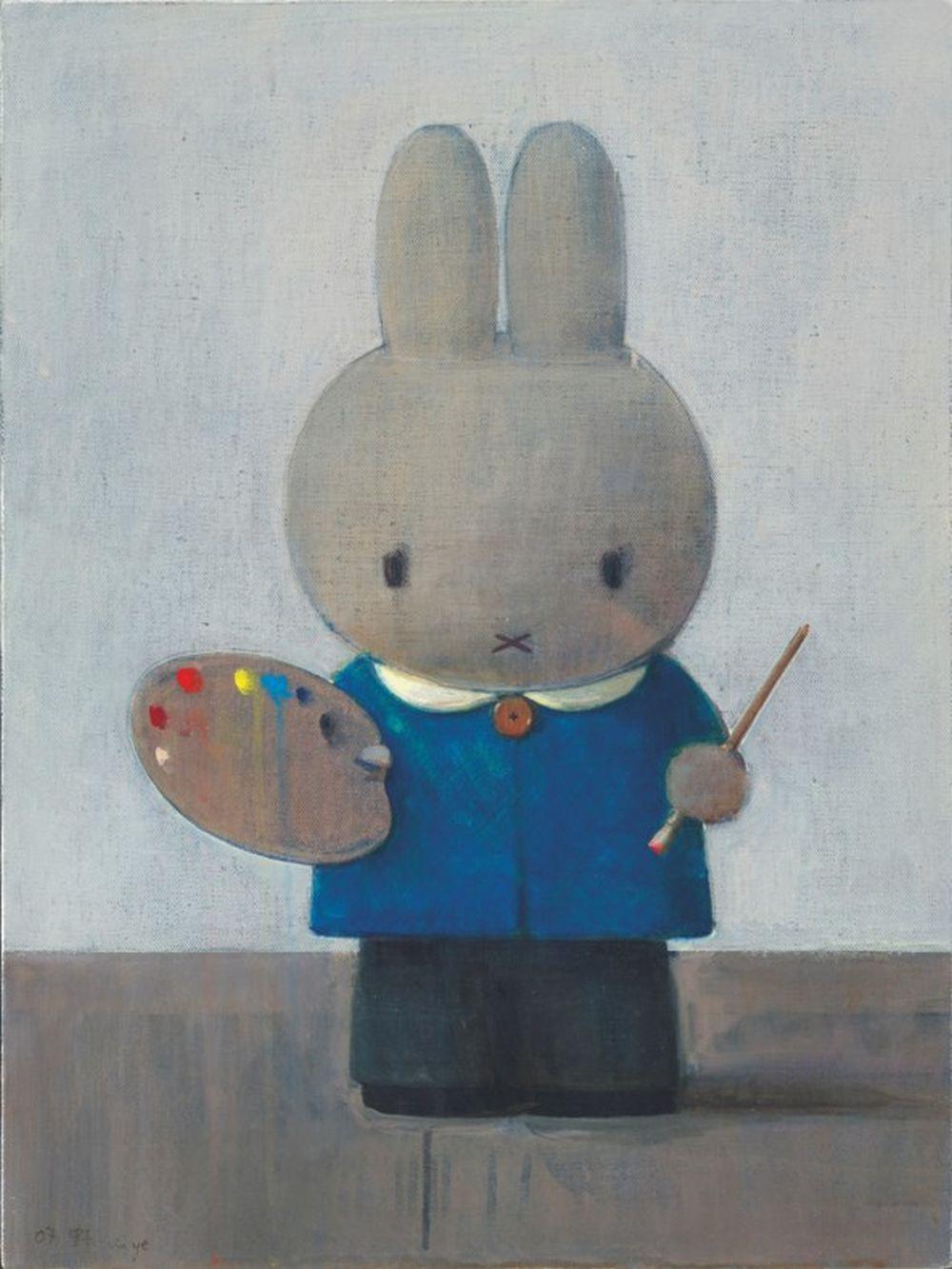 Liu Ye (B. 1964) I am a Painter acrylic on canvas 59.5 x 45 cm. (23 5/8 x 1 comparable sale