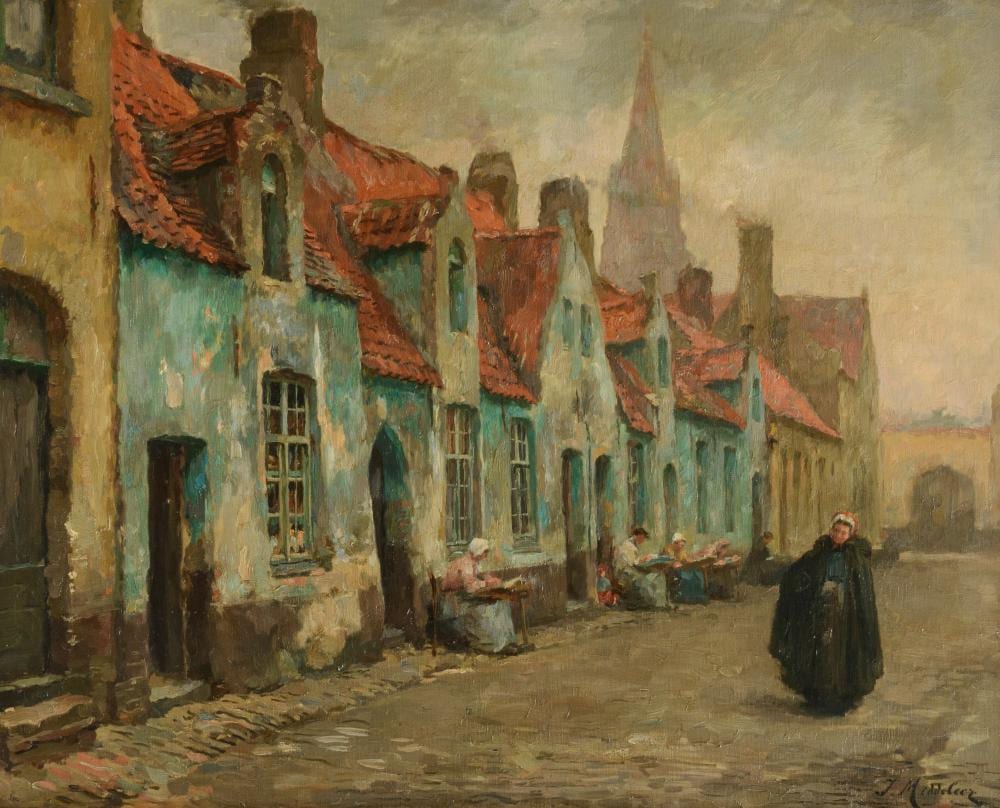 Joseph Middeleer comparable auction result: joseph middeleer 1865 1934 80 x 100 cm