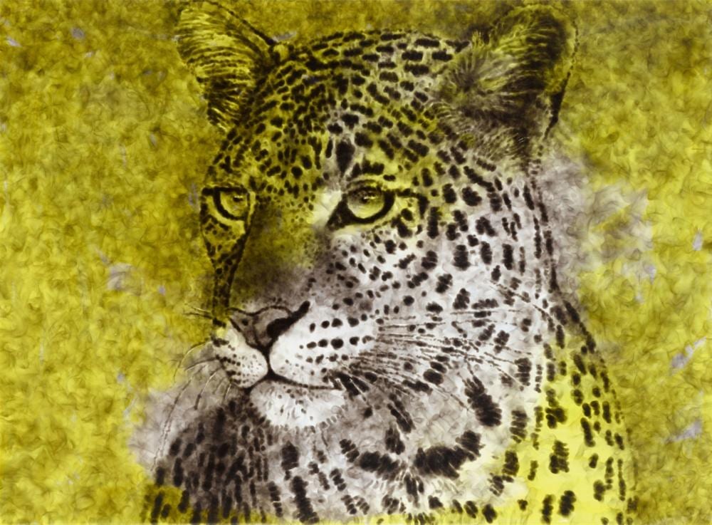 Jirí Georg Dokoupil comparable auction result: jir georg dokoupil leopard 2007