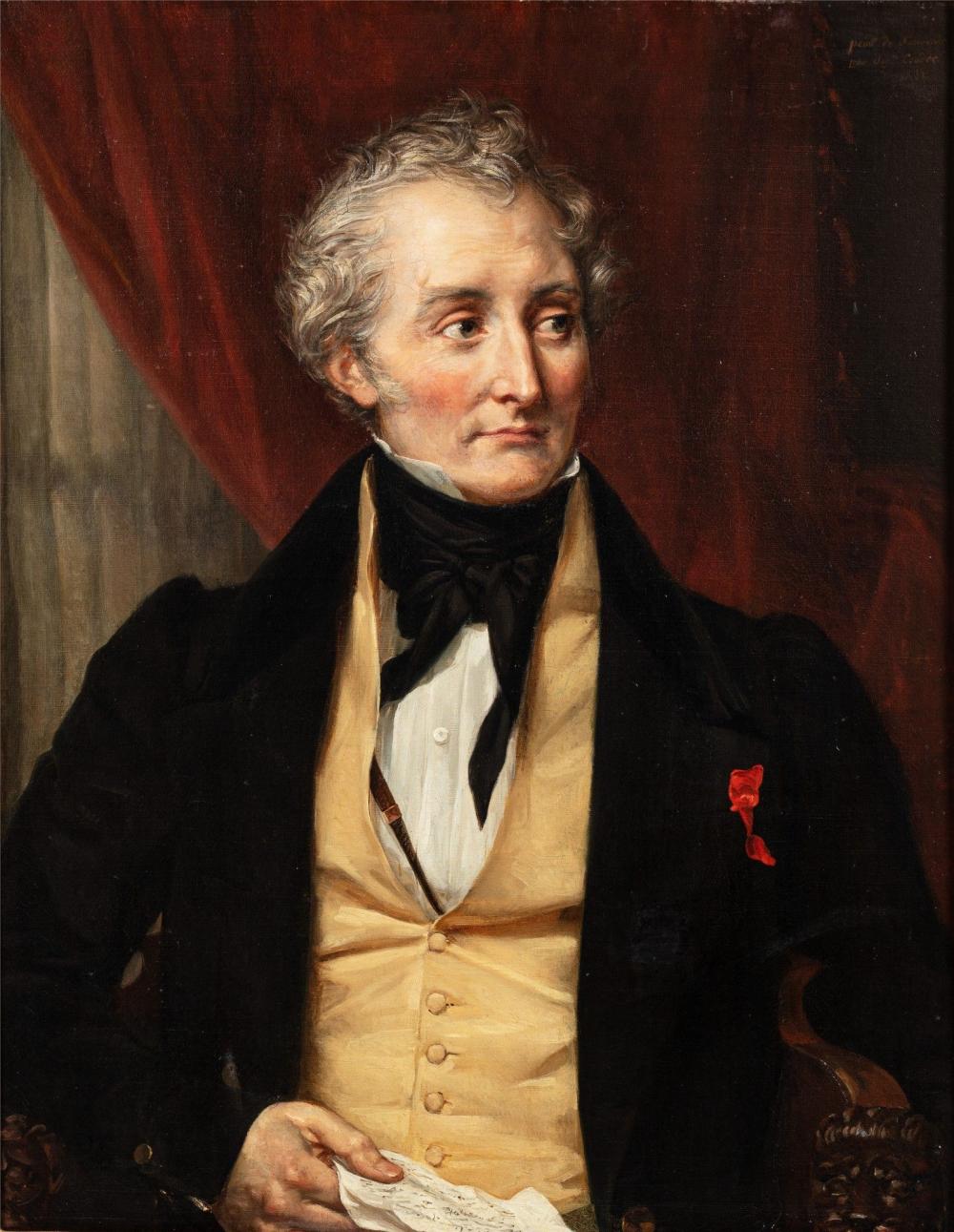 portrait of a man portrait d homme · Sotheby's · 2021-11-18 Auguste Couder comparable auction result: portrait of a man portrait d homme