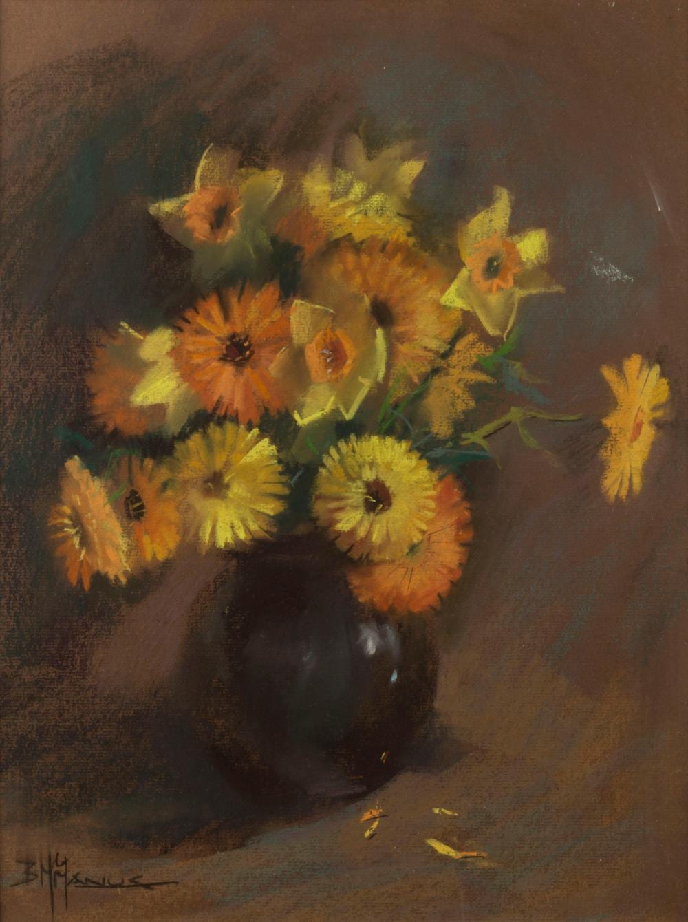 barbara mcmanus born 1936 floral study pastel signed lower left 55 x 41cm · Leski Auctions Pty Ltd · 2021-11-28 Barbara McManus comparable auction result: barbara mcmanus born 1936 floral study pastel signed lower left 55 x 41cm
