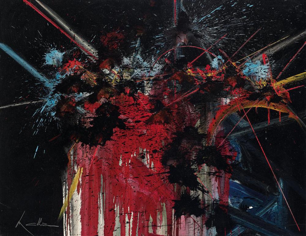 喬治‧馬修（法國，1921-2012） Georges MATHIEU (French, 1921-2012) comparable sale