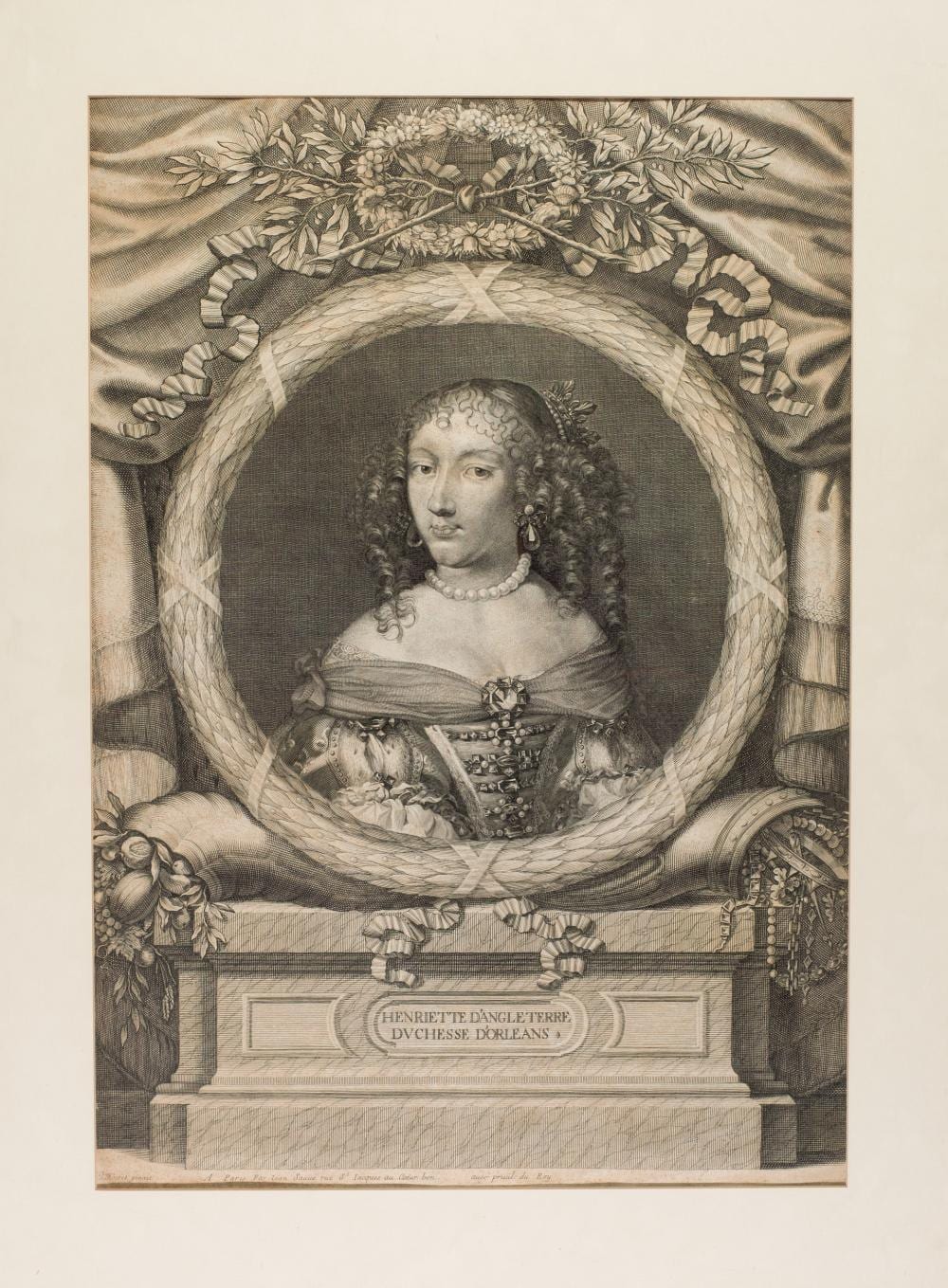 Jean Nocret comparable auction result: henriqette d angleterre duqchesse d orleans
