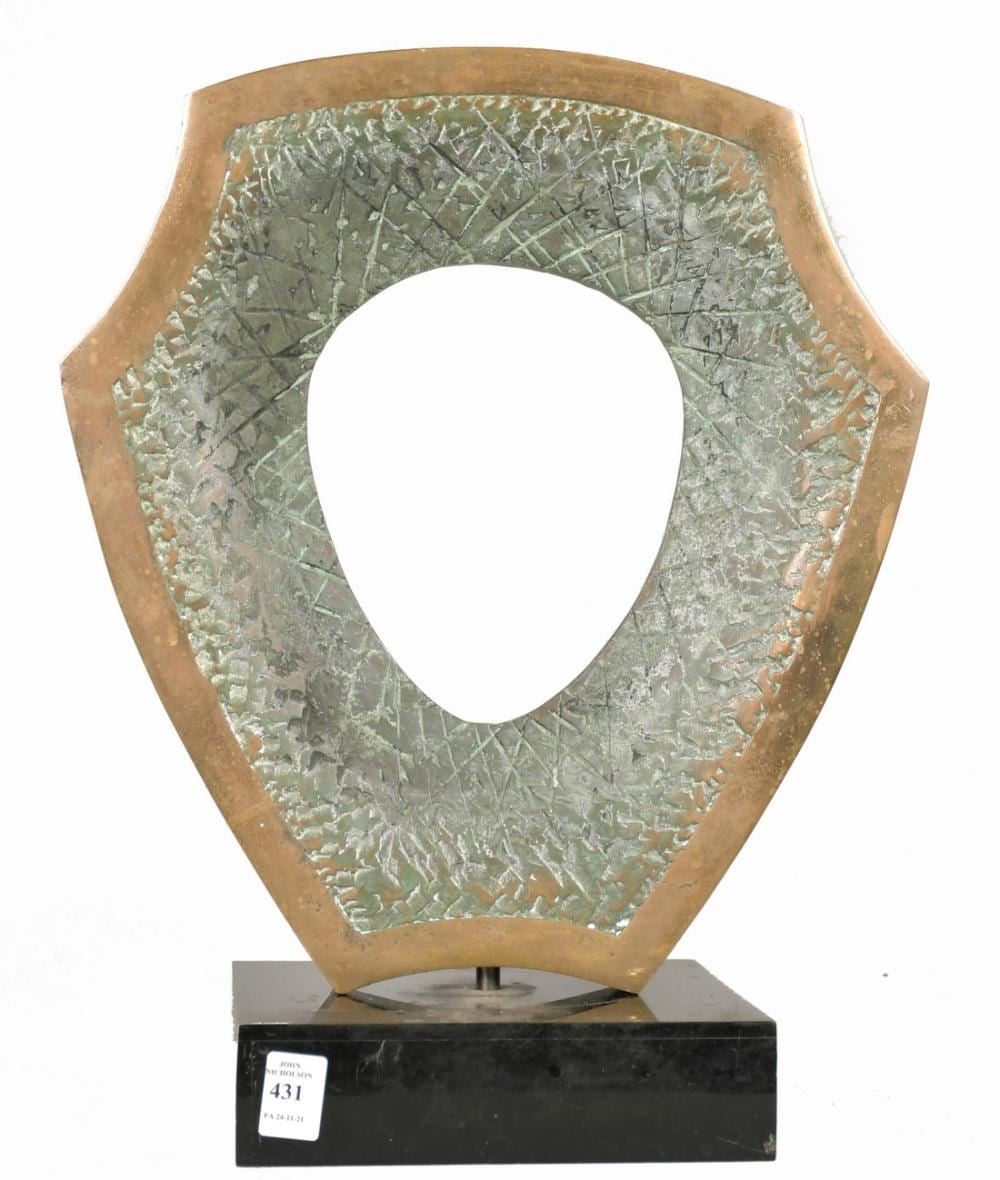 Alastair Michie comparable auction result: alastair michie 1921 2008 scottish vertigo bronze 14 75 x 13 5