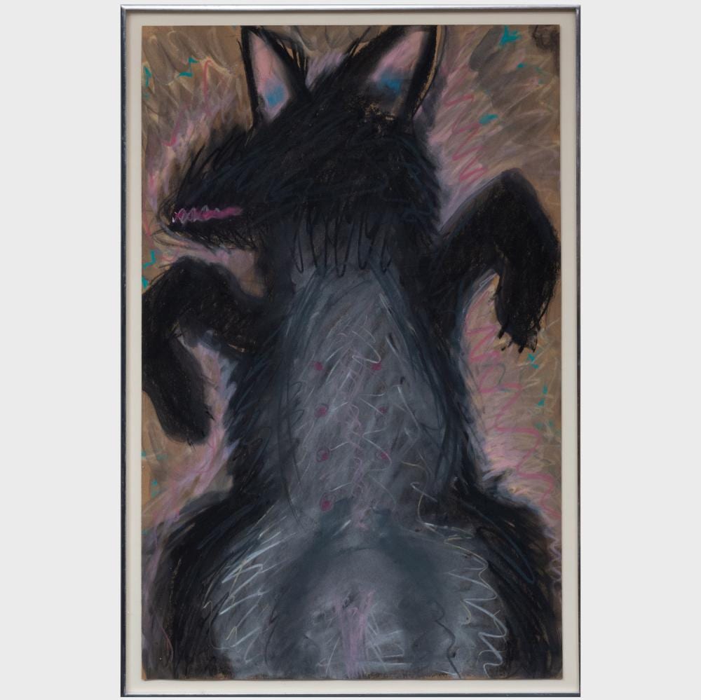 Mark Milloff comparable auction result: mark milloff b 1953 sexy dog