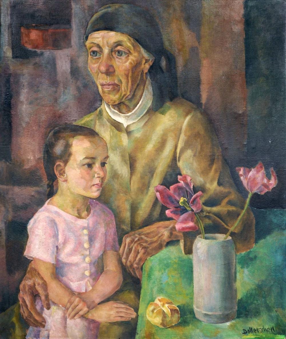 Eduard Dollerschell comparable auction result: eduard dollerschell jugend und alter sp te 1920 s