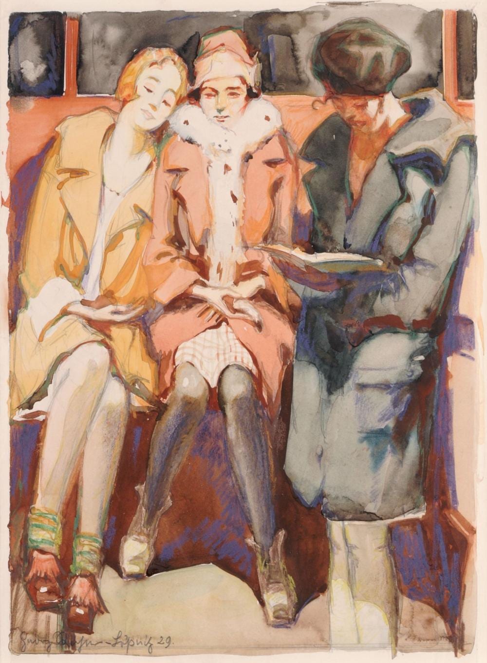 georg richter l nitz im verkehrsfahrzeug 1929 · Schmidt Kunstauktionen Dresden OHG · 2021-12-04 Georg Richter-Lößnitz comparable auction result: georg richter l nitz im verkehrsfahrzeug 1929