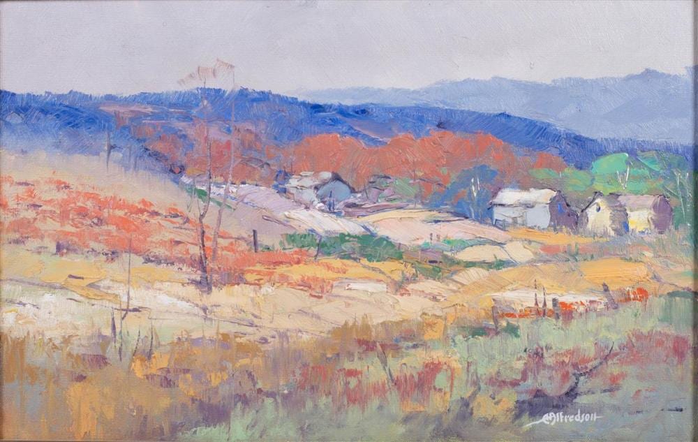 albert alfredson american 1907 1977 landscape nashville indiana oil on board 11 1 4 x 17 1 2 in 14 3 4 x 21 in framed · Potomack Company · 2021-11-23 Albert Alfredson comparable auction result: albert alfredson american 1907 1977 landscape nashville indiana oil on board 11 1 4 x 17 1 2 in 14 3 4 x 21 in framed