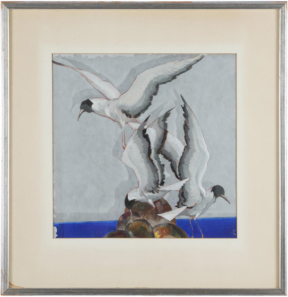 Stark Davis comparable auction result: stark davis 1885 1950 terns