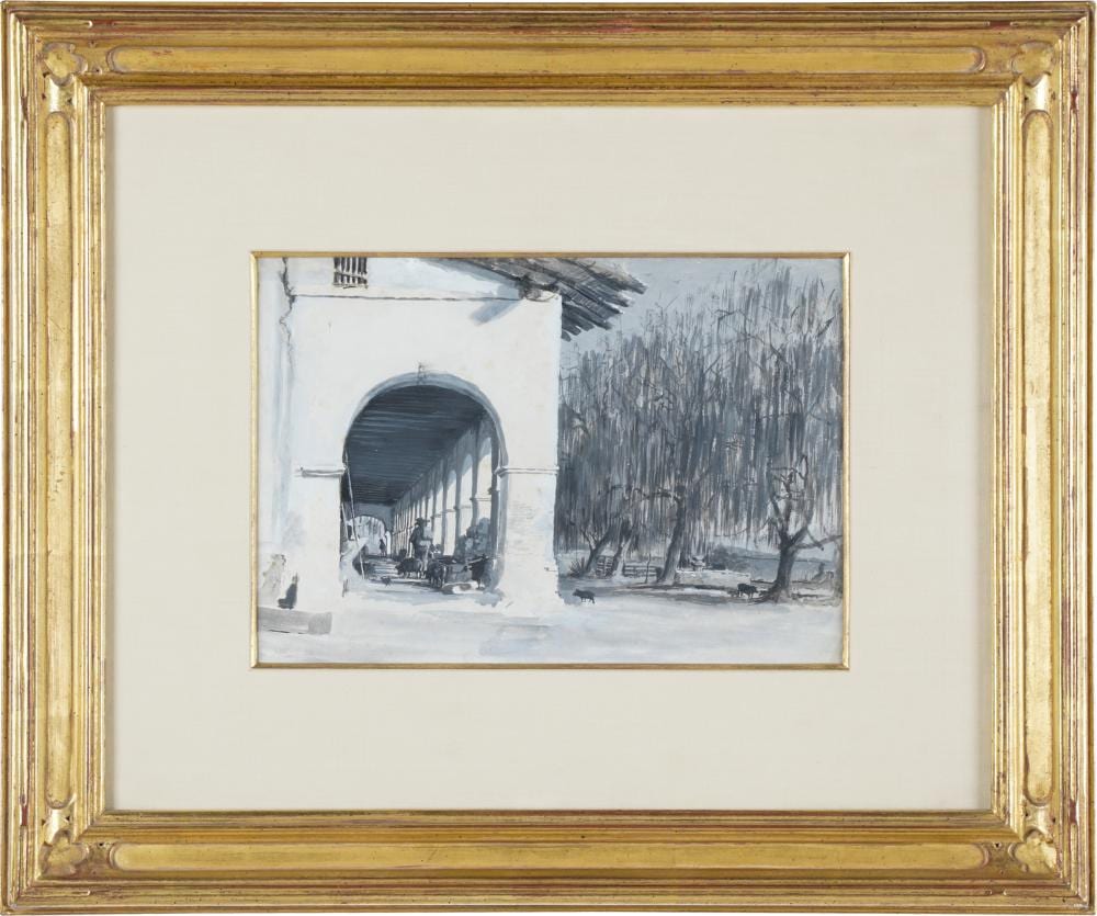Alexander F. Harmer comparable auction result: alexander f harmer 1856 1925 california mission scene
