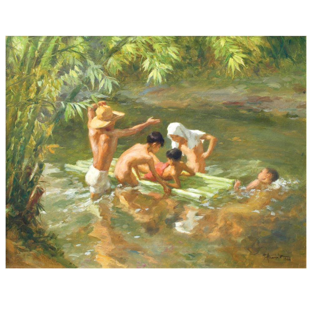 Fernando Amorsolo (1892 - 1972) Bathers comparable sale
