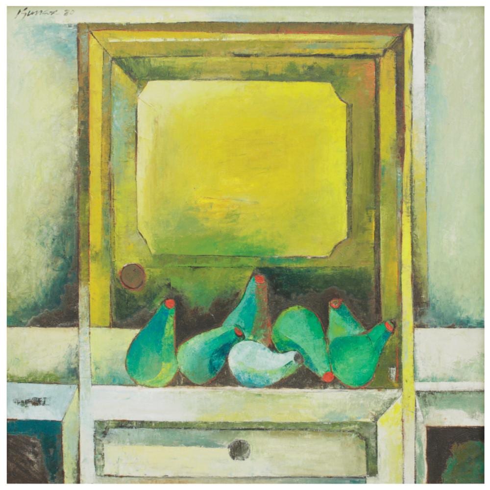 Ang Kiukok (1931 - 2005) Table with Avocados comparable sale