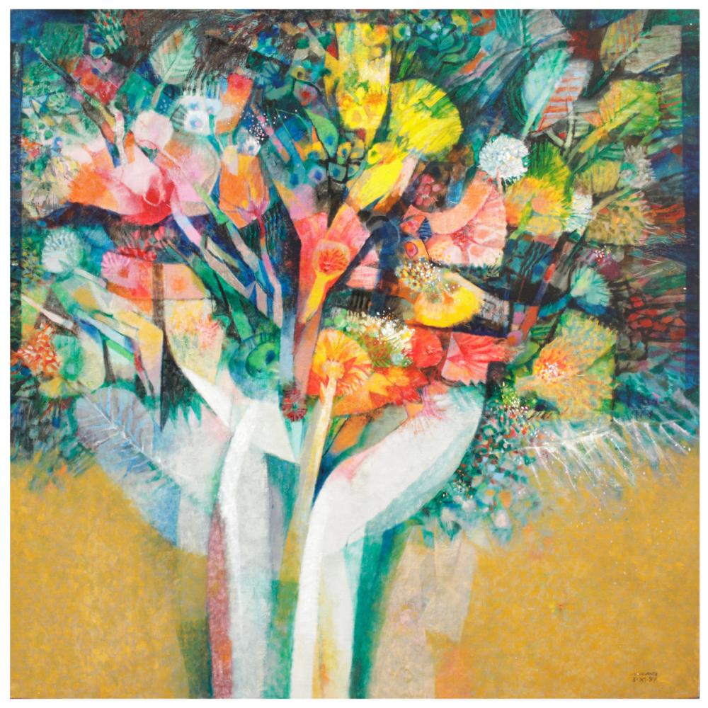 Mauro Malang Santos (1928 - 2017) Flowers comparable sale