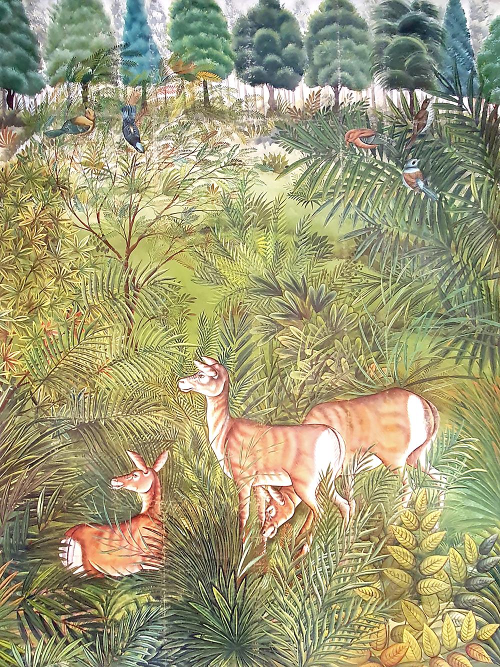 Le Douanier Rousseau comparable auction result: le douanier rousseau dans le go t de grande peinture murale