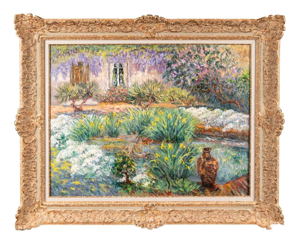 Isabelle de Ganay comparable auction result: isabelle de ganay french b 1960 bassin aux iris d eau