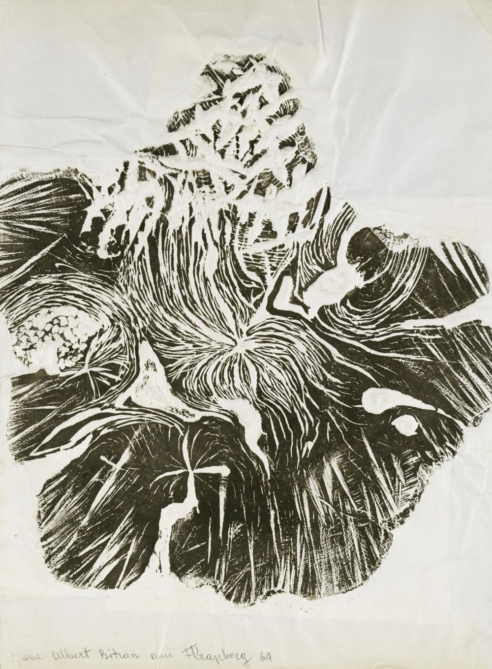 Frans Krajcberg comparable auction result: frans krajcberg 1921 2017 sans titre 1964