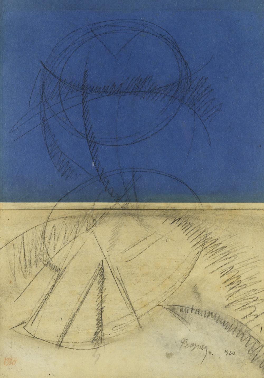 Antoine Pevsner comparable auction result: antoine pevsner 1884 1962 composition abstraite 1920