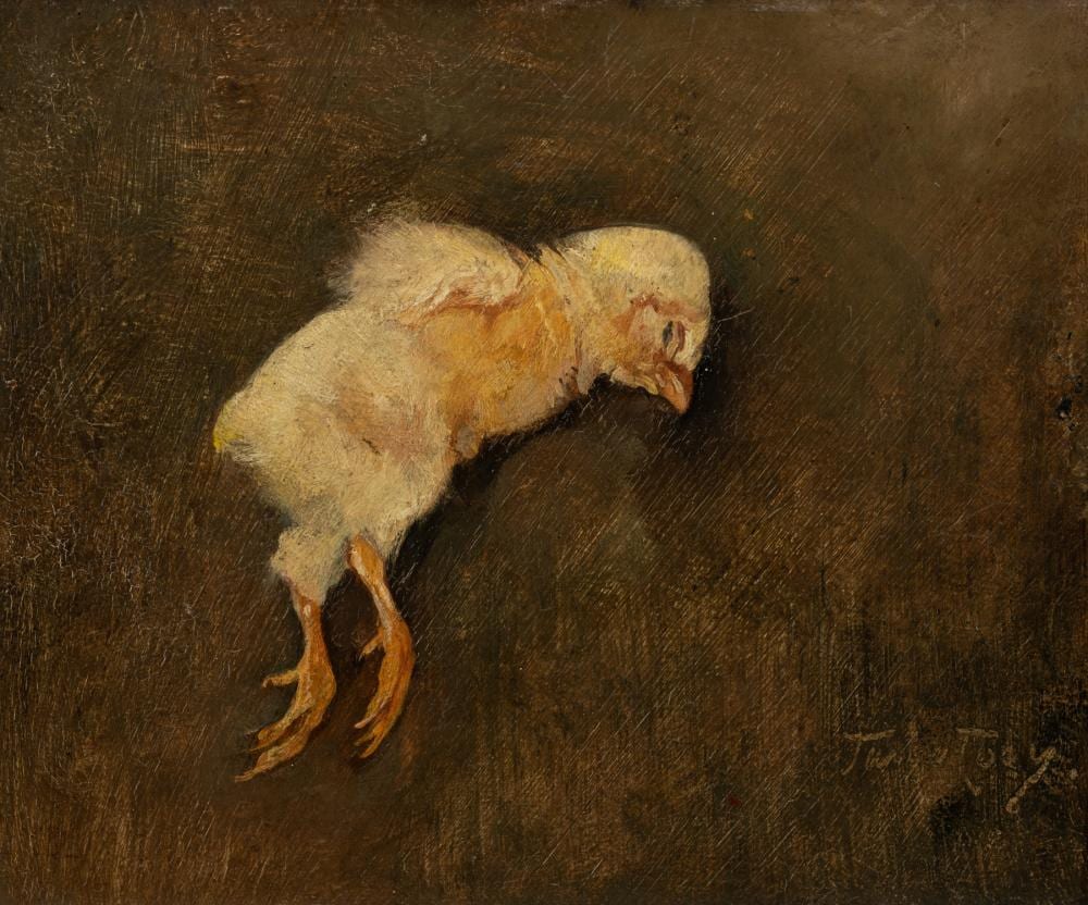 Jacobus van Looy comparable auction result: fragile life painted by jacobus van looy
