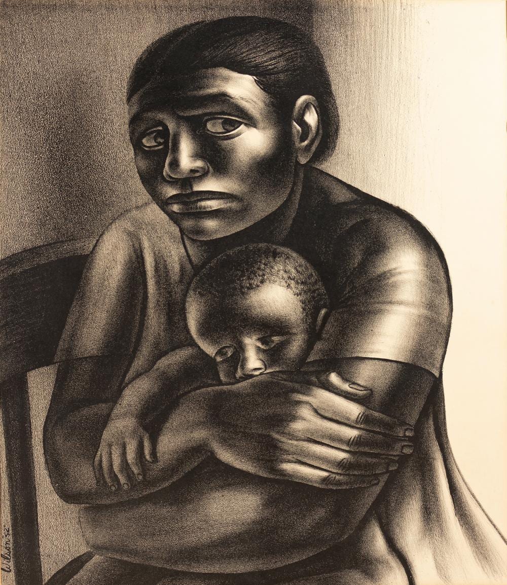 John Woodrow Wilson comparable auction result: john woodrow wilson 1922 2015 mother and child