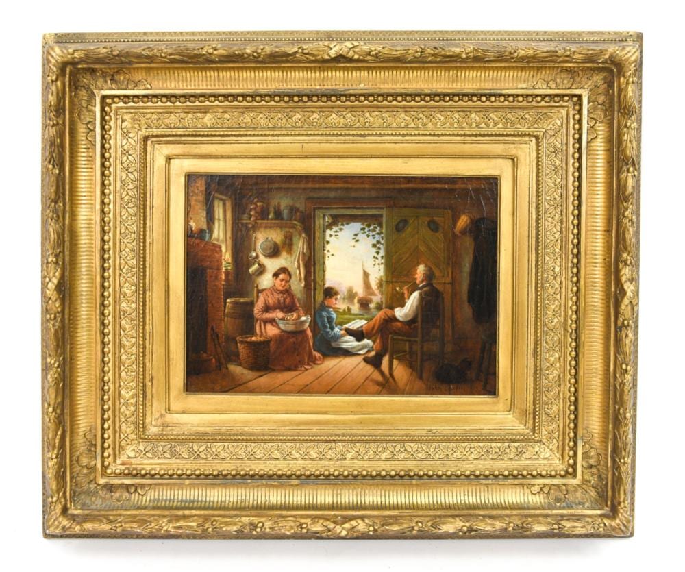 John Carlin comparable auction result: john carlin 1813 1891 o c genre scene