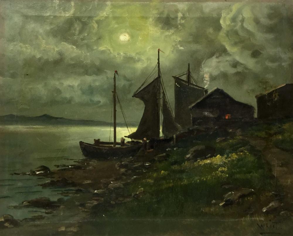 Wilhelm List comparable auction result: wilhelm list 1864 1918 signed oil on canvas