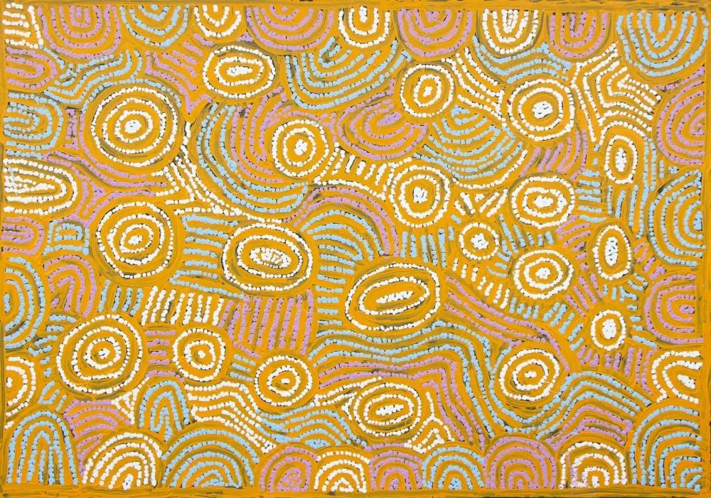 Maisie Campbell Napaltjarri comparable auction result: maisie campbell napaltjarri womens ceremony