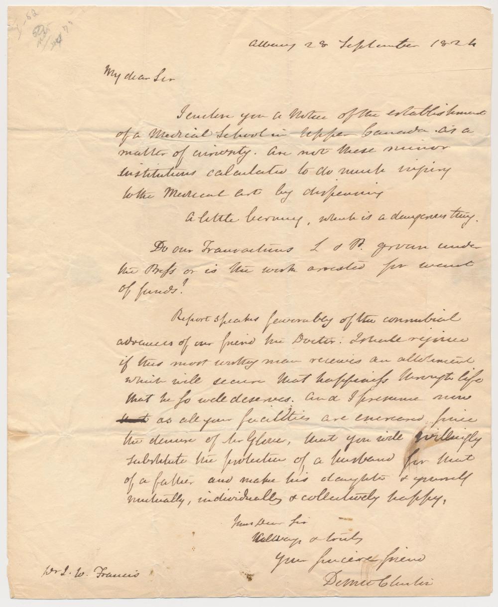 Dewitt Clinton comparable auction result: dewitt clinton