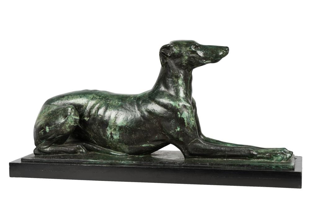 albert leclerc 1906 1975 reclining greyhound · Abell Auction · 2021-12-05 Albert Leclerc comparable auction result: albert leclerc 1906 1975 reclining greyhound