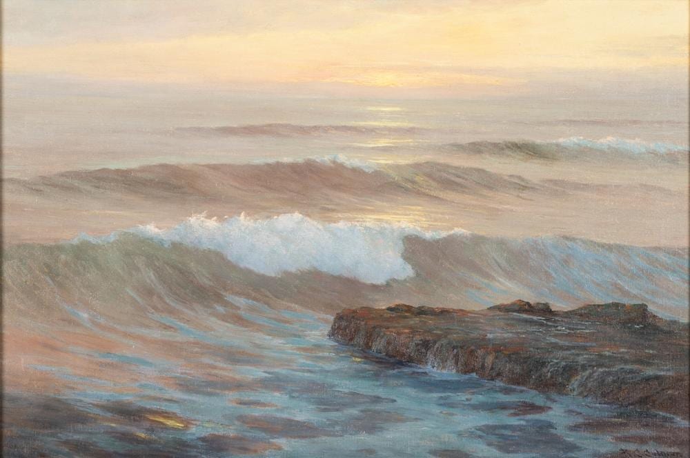 Roi Clarkson Colman comparable auction result: roi clarkson colman 1884 1945 crashing waves