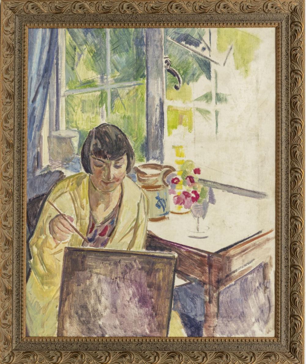 Henry Leon Roecker comparable auction result: henry leon roecker american 1865 1941 oil on canvas h 27 w 33 julia painting