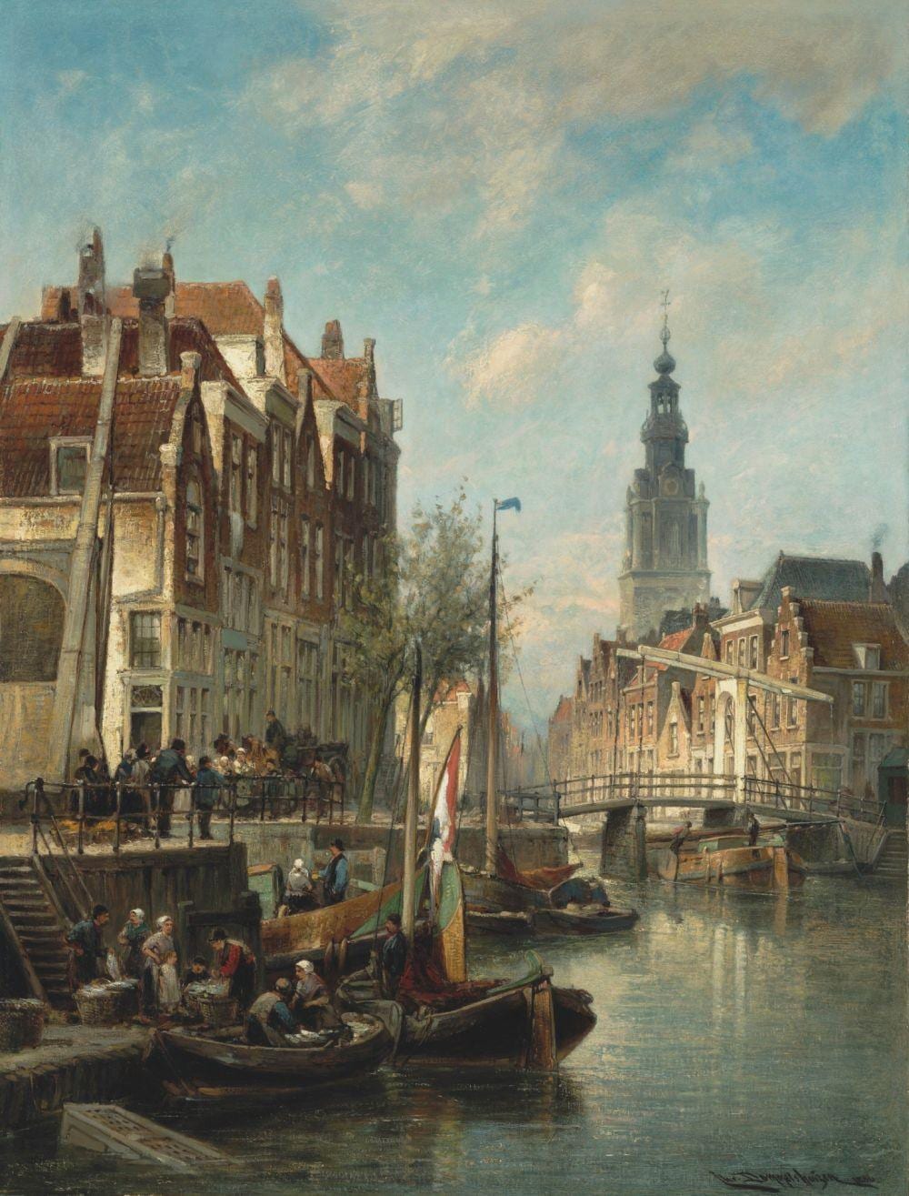 Cornelis Christiaan Dommelshuizen comparable auction result: cornelis christiaan dommelshuizen dutch 1842 1928 figures and ships on a
